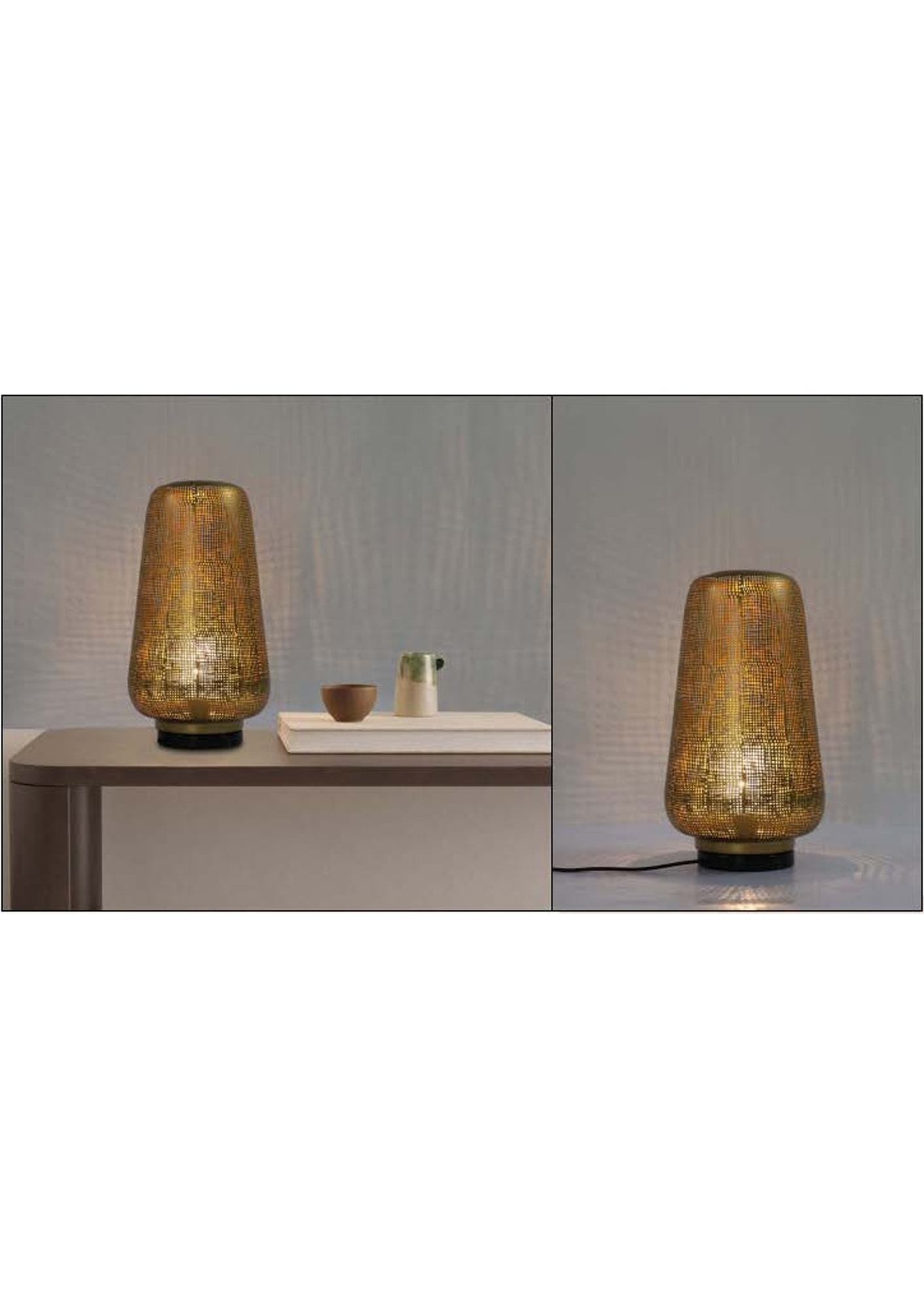 Beyond Lights - Gold Lattice Lamp- GL